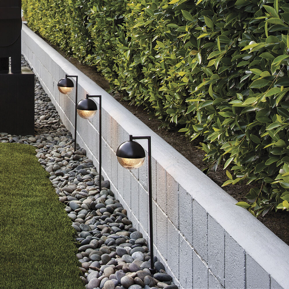 Revolve 12v 1.50 watt Satin Black Landscape Path Light