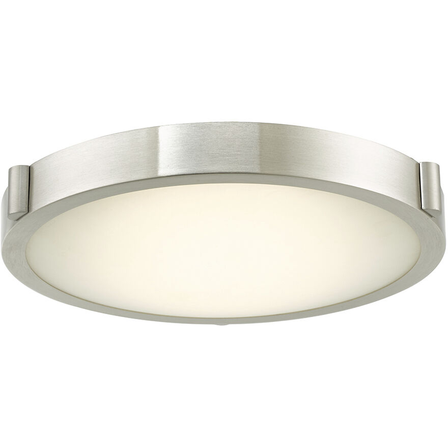 Halo LED 10.9 inch Brushed Nickel Flush Mount Ceiling Light