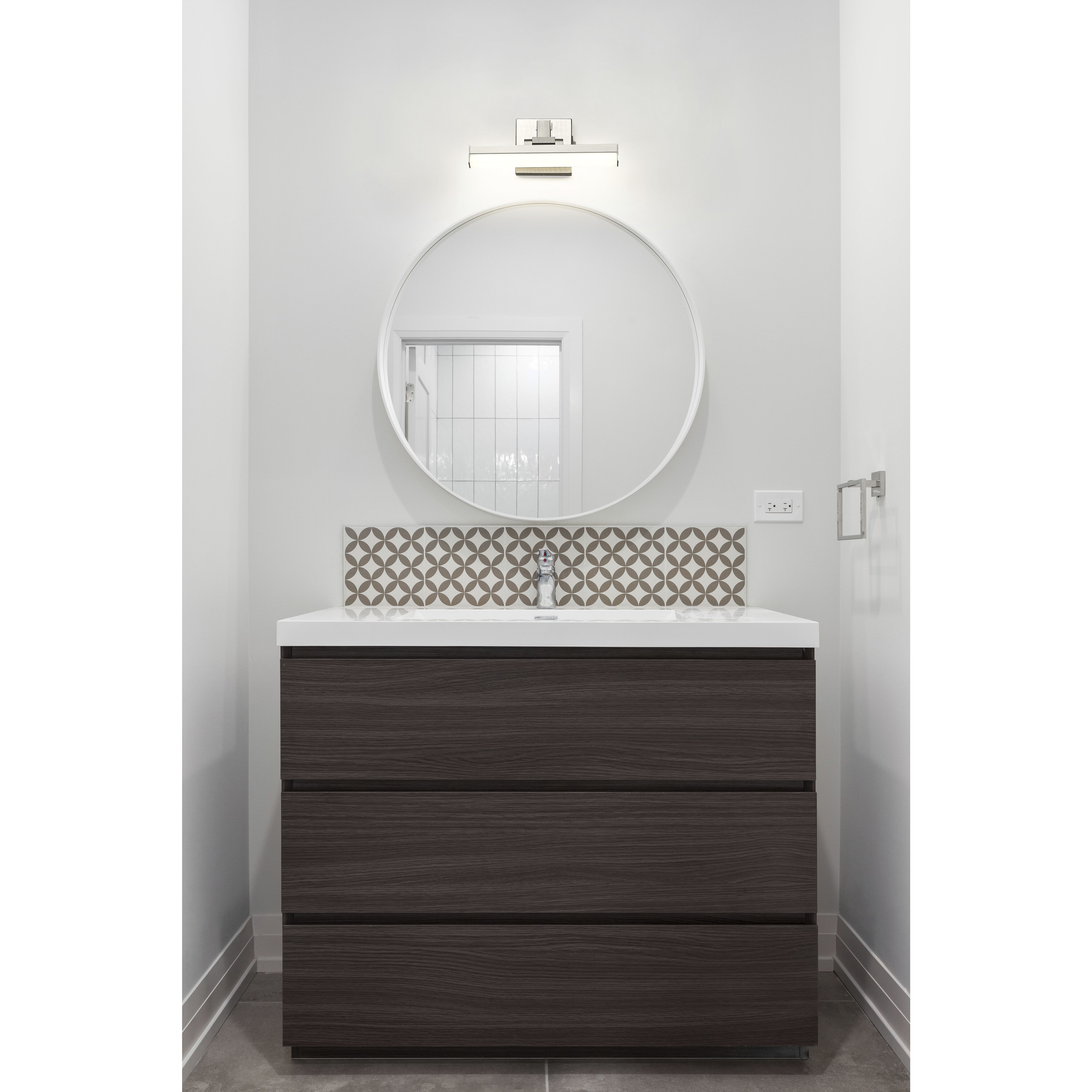 Liam LED 13 inch Brushed Nickel Vanity Wall Light