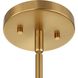 Poppins 8 Light 45 inch Warm Brass Chandelier Ceiling Light