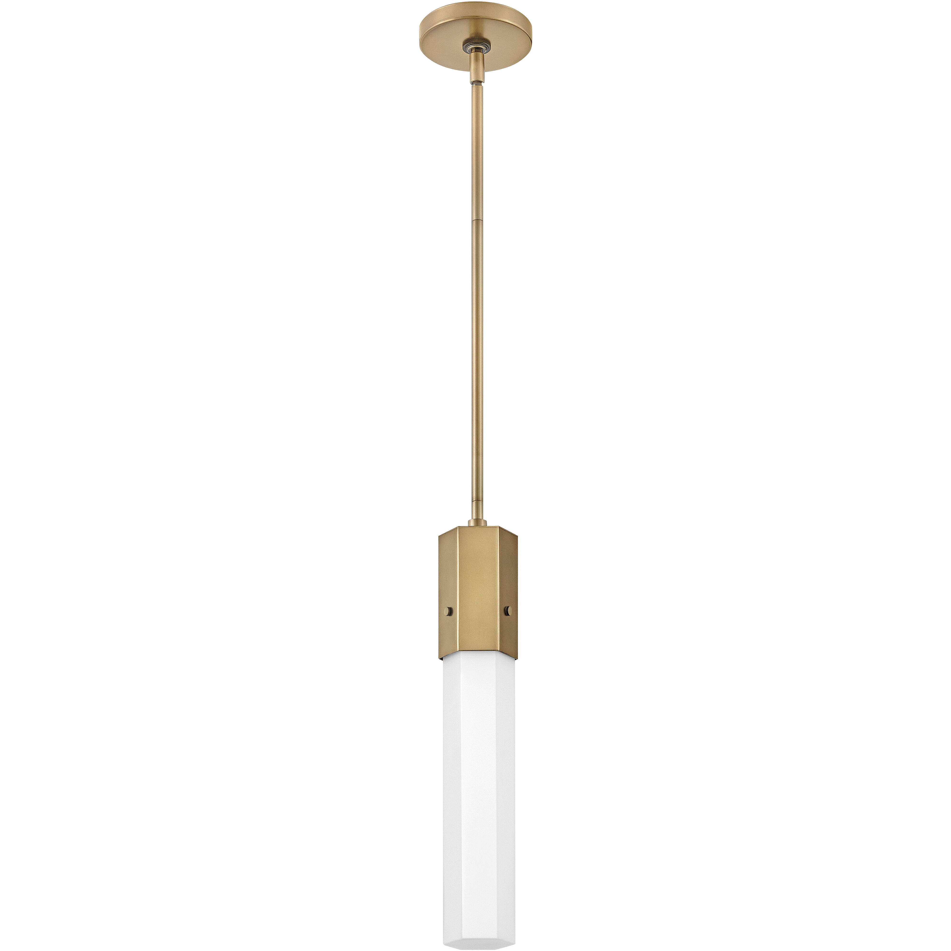 Facet 3.25 inch Heritage Brass Indoor Pendant Ceiling Light