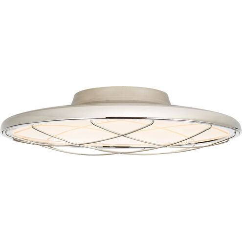 Peter Bristol Dot LED 16.5 inch Polished Nickel Flush Mount Ceiling Light
