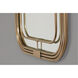 Mirror 42 X 28 inch Aged Brass Mirror Wall Mirror