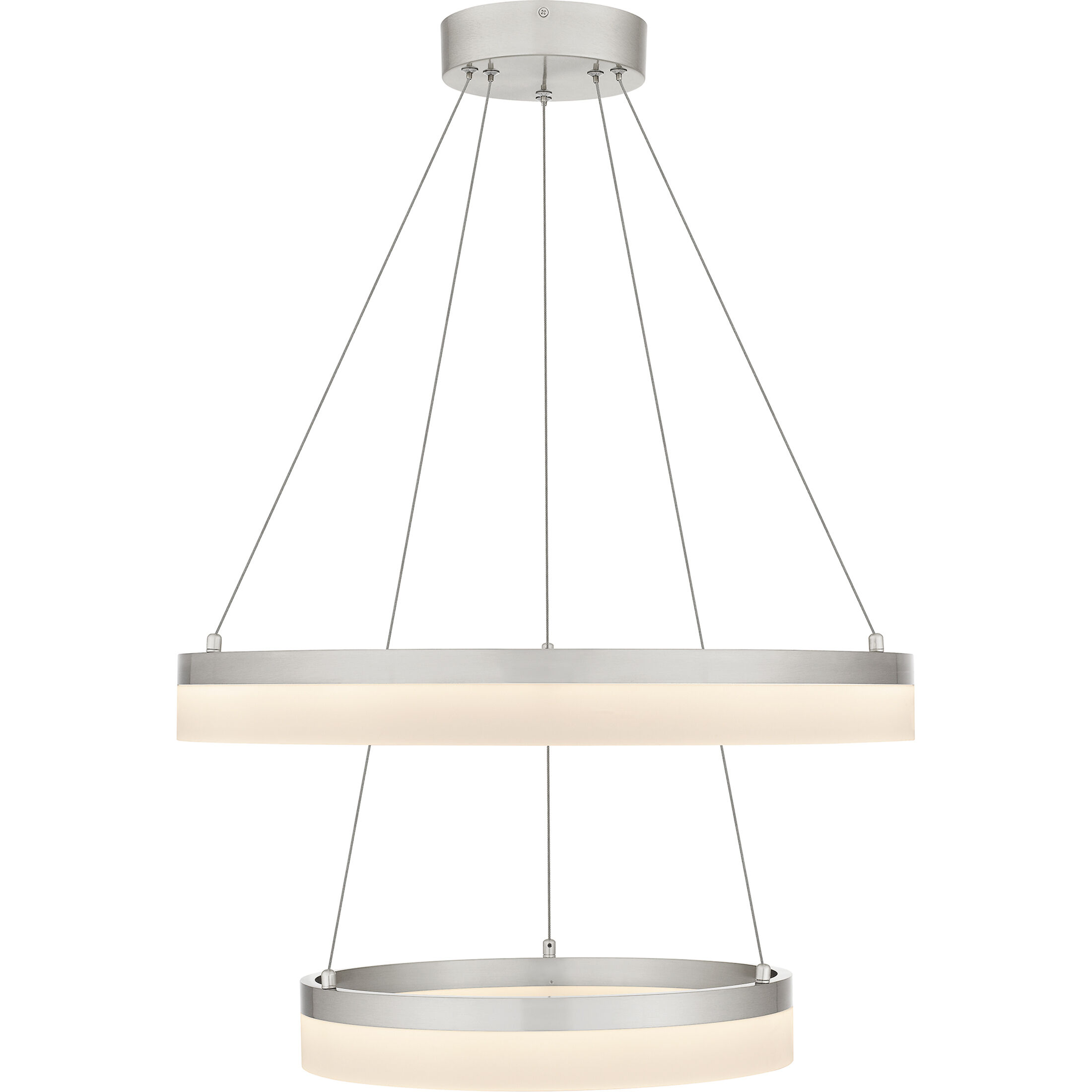 Cohen LED 23.75 inch Brushed Nickel Pendant Ceiling Light