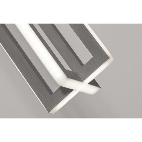 Cass LED 18 inch Satin Nickel Pendant Ceiling Light