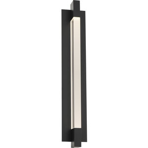 Heliograph 1 Light 31.9 inch Black Outdoor Wall Light in 3000K