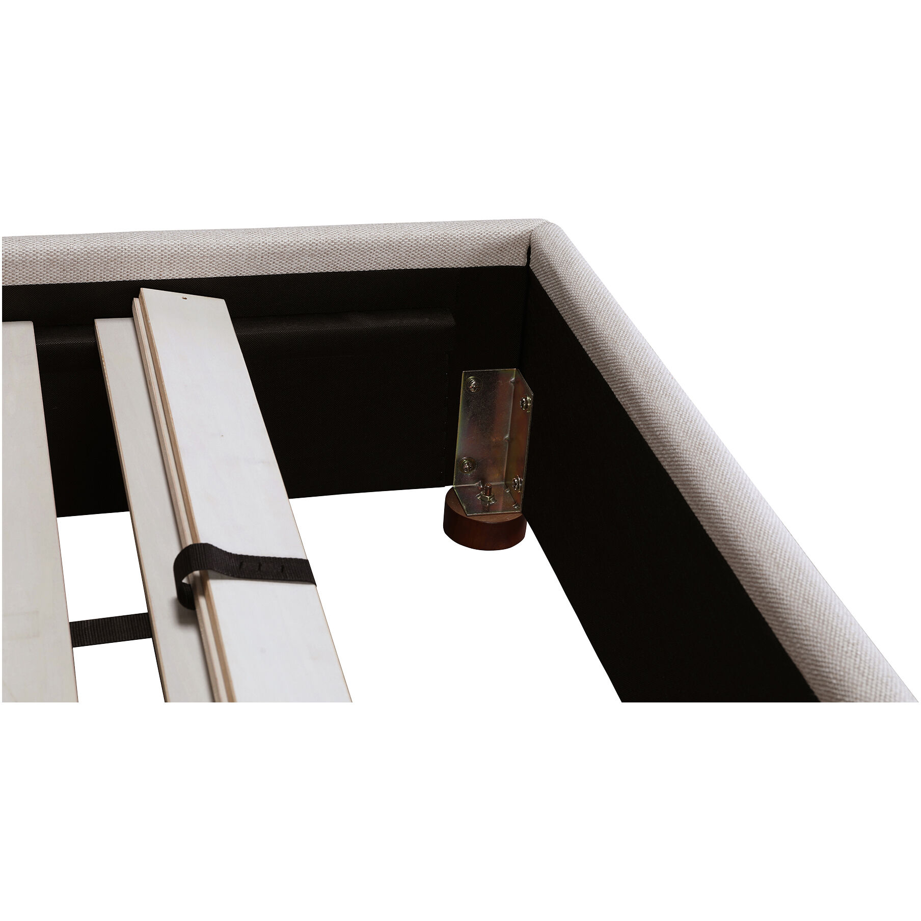 Luzon Wheat Bed in Beige, King