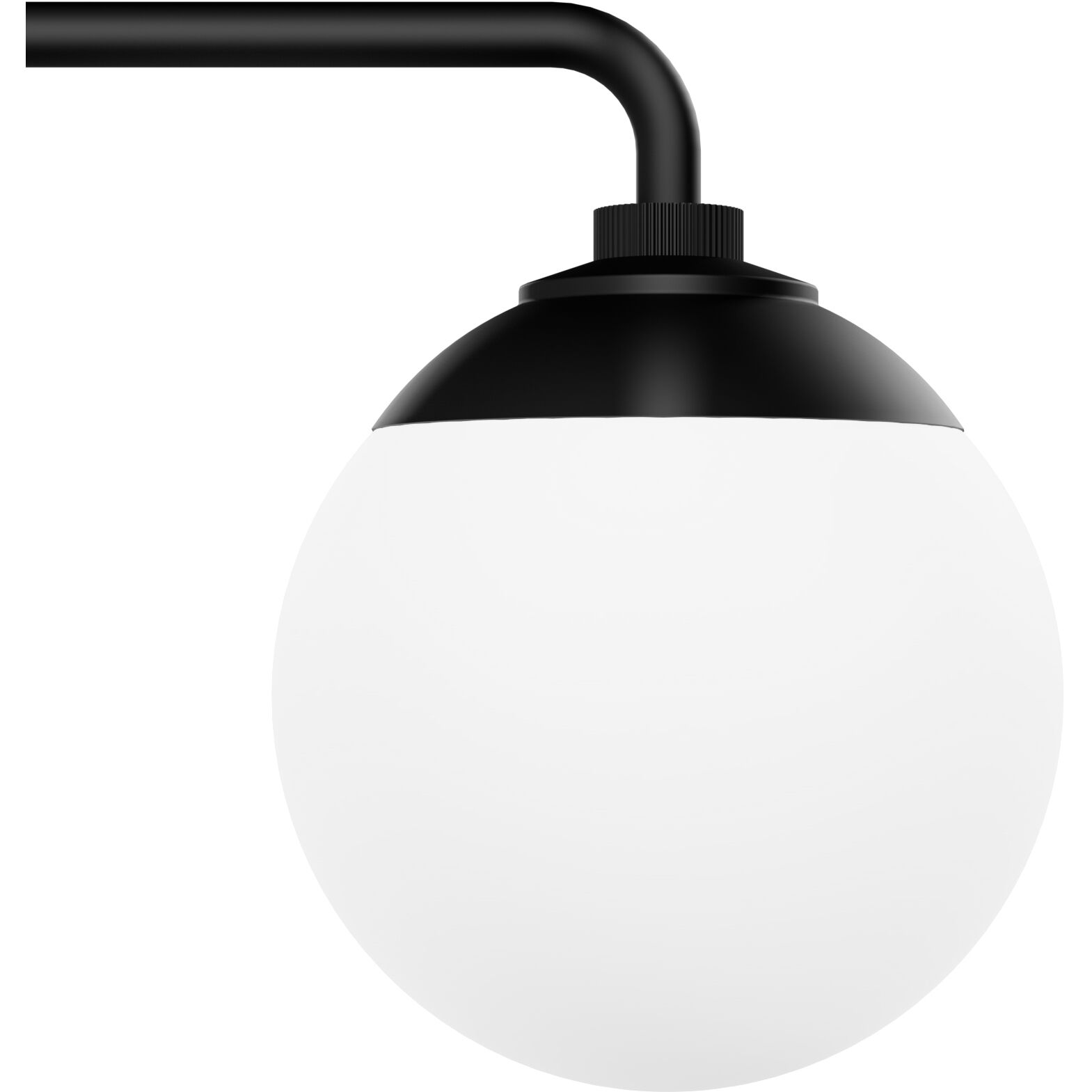 Hepburn 4 Light 30 inch Matte Black Vanity Light Wall Light