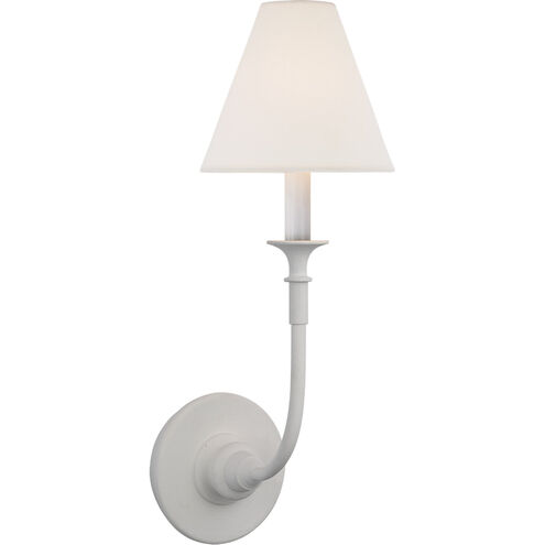 Thomas O'Brien Piaf LED 6.5 inch Plaster White Single Sconce Wall Light