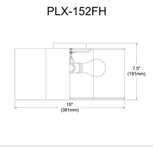 Phlox 3 Light 15 inch Polished Chrome with White Flush Mount Ceiling Light