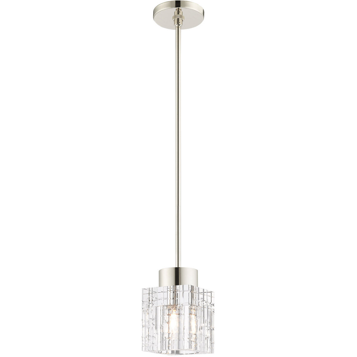 Rotterdam 1 Light 5 inch Polished Nickel Pendant Ceiling Light