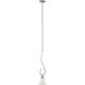 Elipse 1 Light 6 inch Brushed Nickel Mini Pendant Ceiling Light