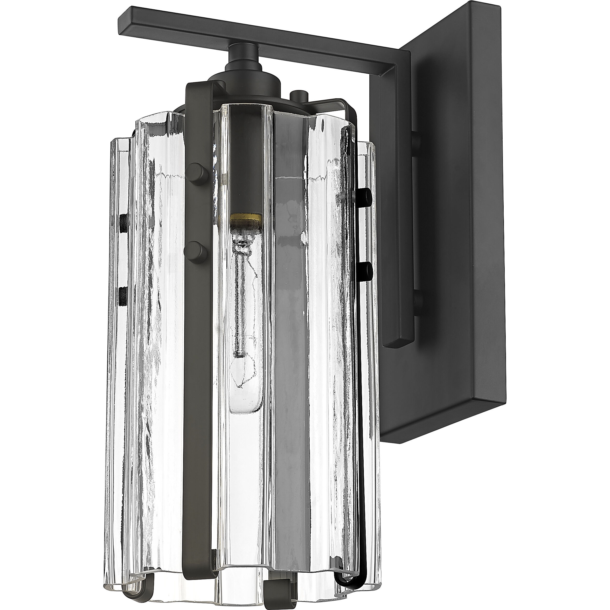 Alverton 1 Light 5.25 inch Matte Black Wall Sconce Wall Light