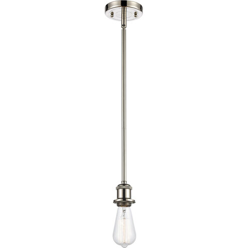 Ballston Bare Bulb LED 4.5 inch Polished Nickel Pendant Ceiling Light, Ballston