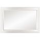 Avery 42 X 28 inch Glossy White Wall Mirror