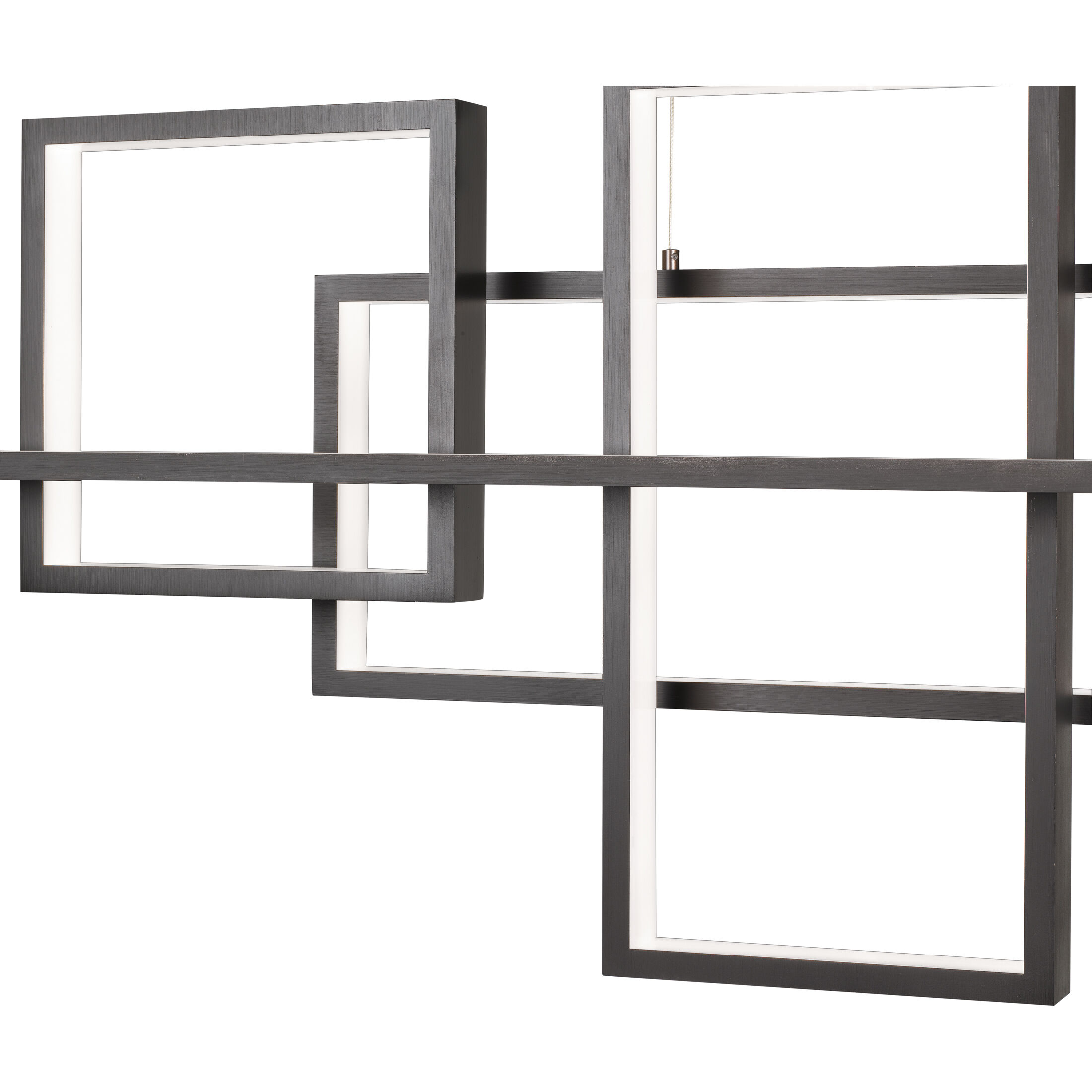 Canvas LED 57 inch Western Bronze Island Chandelier Ceiling Light