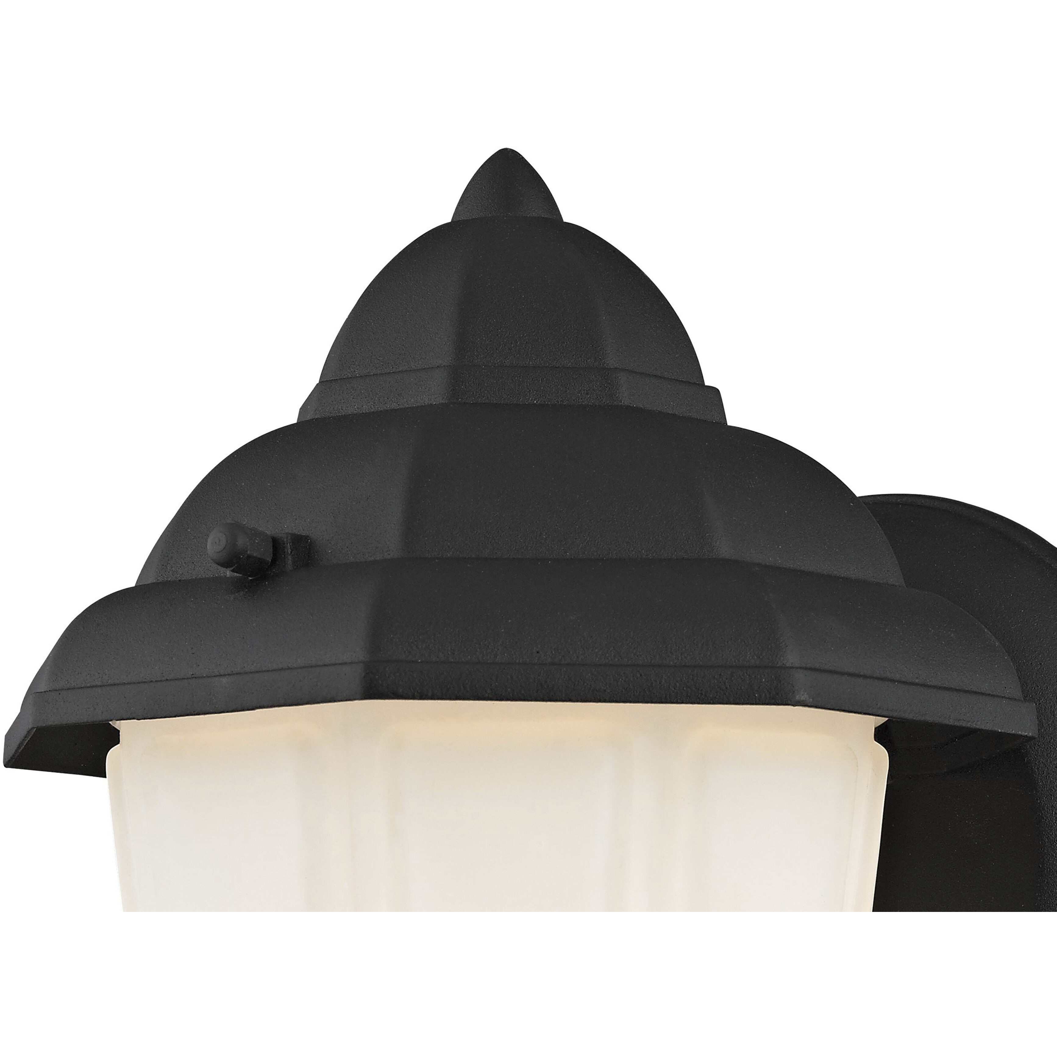 Cotswold 1 Light 9 inch Matte Black Outdoor Sconce