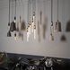 Hooked 6.0 LED 8.27 inch Graphite / Smoked Bronze Pendant Ceiling Light, Mix