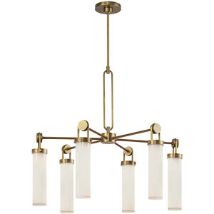 Wynwood 6 Light 32.13 inch Vintage Brass Chandelier Ceiling Light
