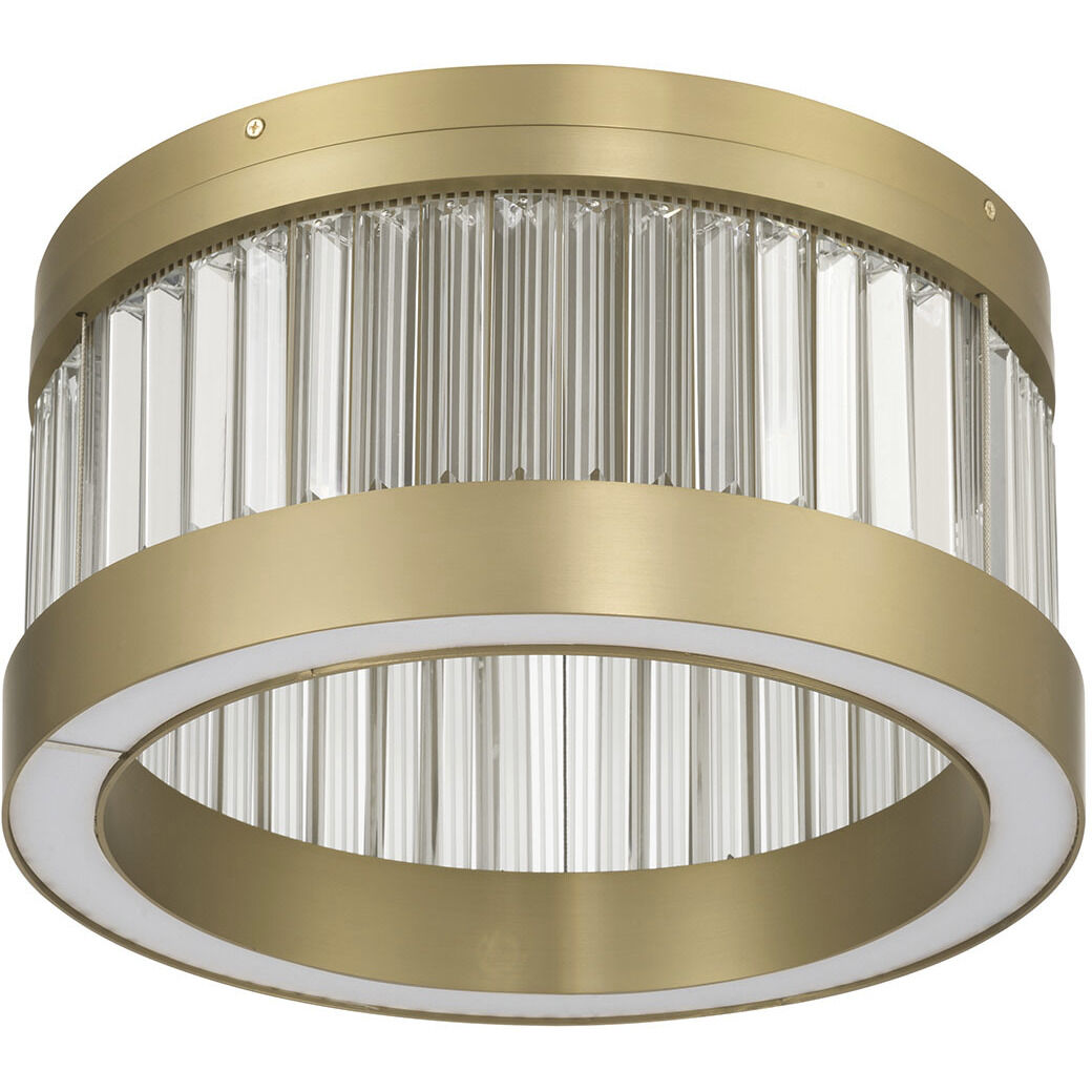 Empra LED 15.75 inch Gold Flush Mount Ceiling Light