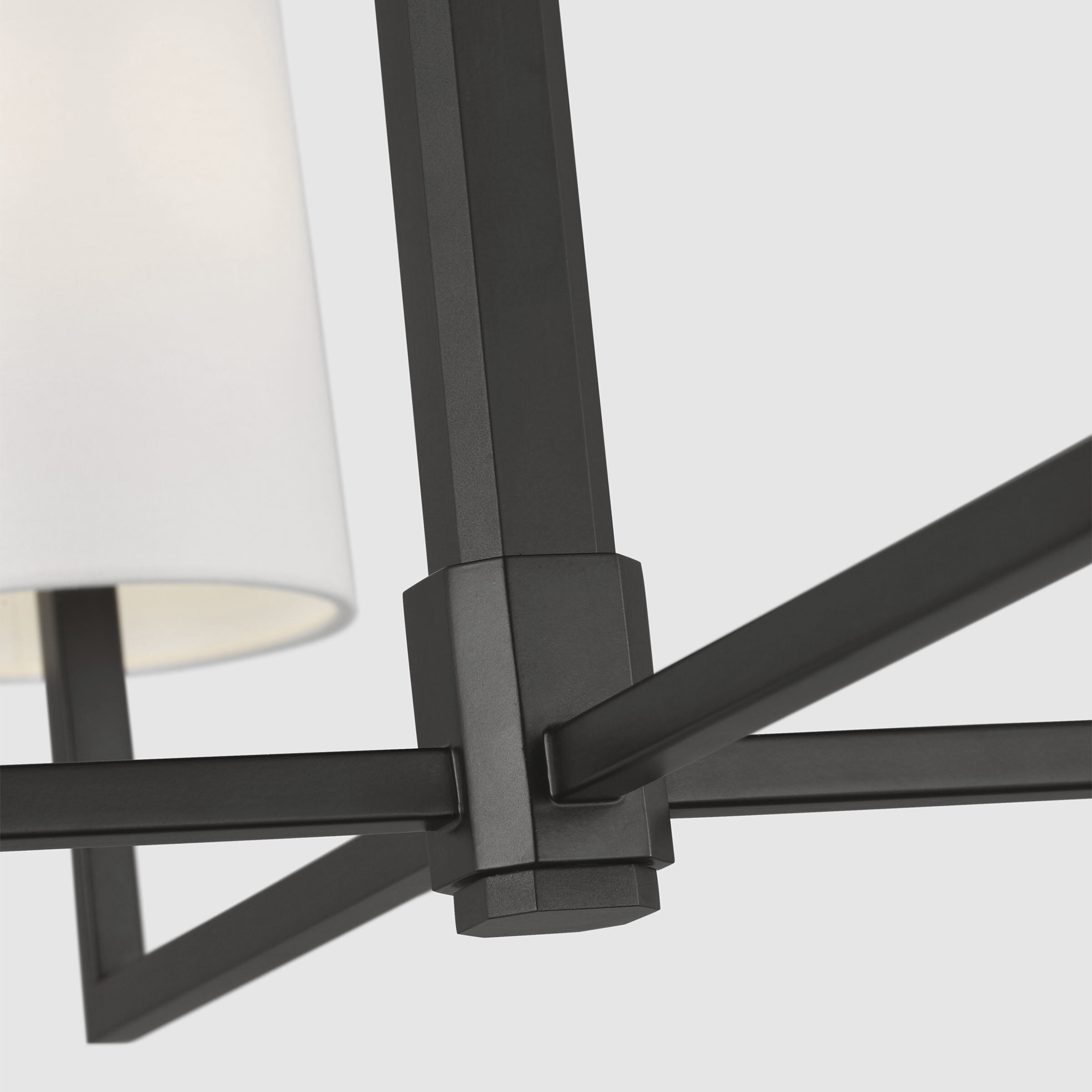 TOB by Thomas O'Brien Danica 4 Light 27 inch Aged Iron Chandelier Ceiling Light