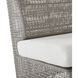 Dupont Pearl and Weathered Gray Outdoor Sofa