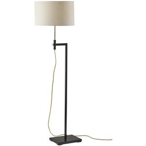 Winthrop 53 inch 100 watt Antique Bronze Floor Lamp Portable Light