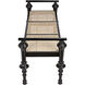Indochine Charcoal Black Bench