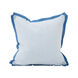 Madcap Cottage 20 inch Cove End Ocean Pillow, with Down Insert