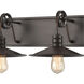 Benner 4 Light 42 inch Oil Rubbed Bronze Vanity Light Wall Light
