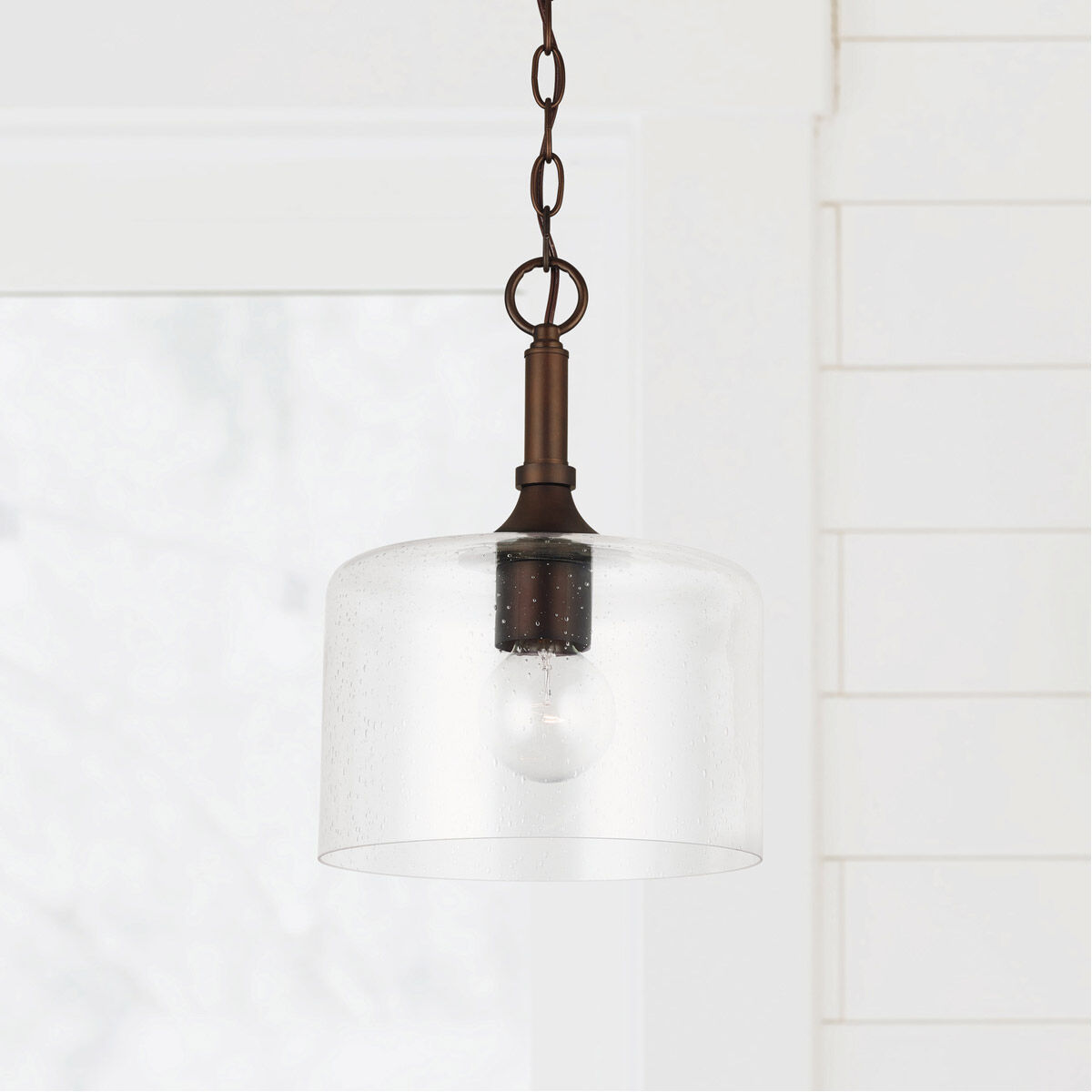 Carter 1 Light 10 inch Bronze Pendant Ceiling Light
