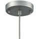 Classic Loft 1 Light 11 inch Weathered Zinc Mini Pendant Ceiling Light