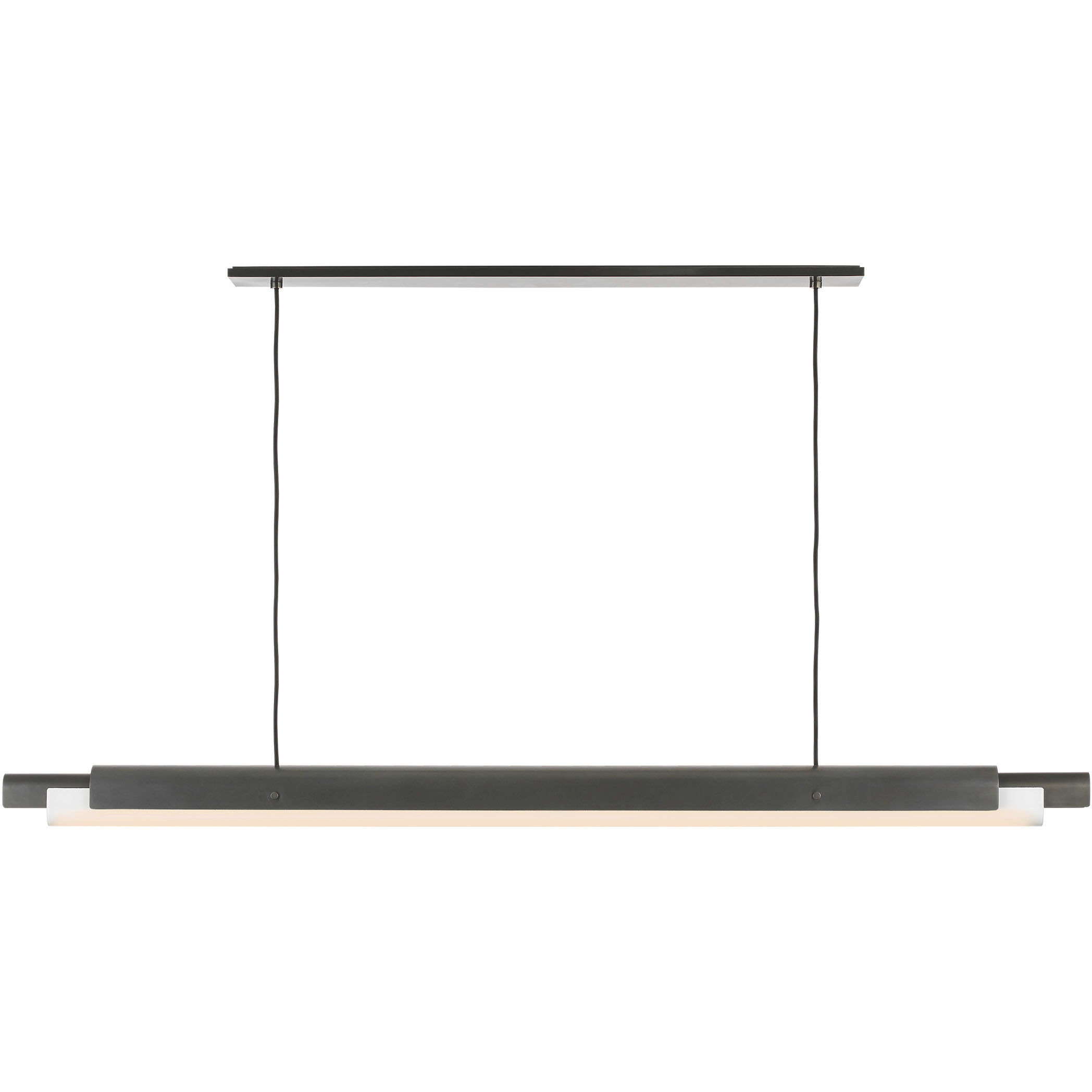 Avroko Ambrose Linear Chandelier Ceiling Light in Bronze