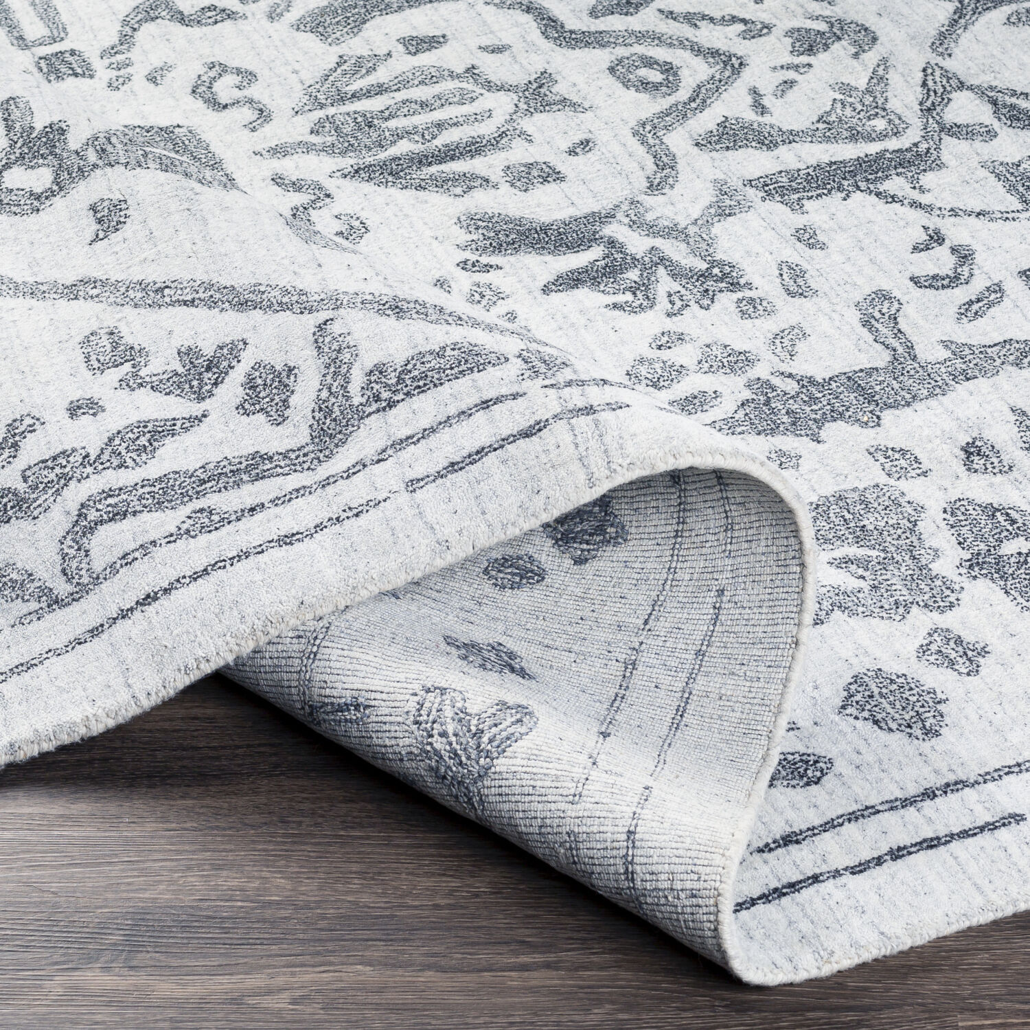 Hightower 156 X 108 inch Light Gray Rug in 9 x 13, Rectangle