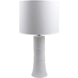 Goshen 27 inch 100 watt White Accent Table Lamp Portable Light
