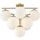 Julep 9 Light 24.00 inch Semi-Flush Mount