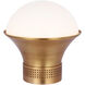 Kelly Wearstler Precision 17.75 inch 15 watt Antique-Burnished Brass Table Lantern Portable Light, Medium
