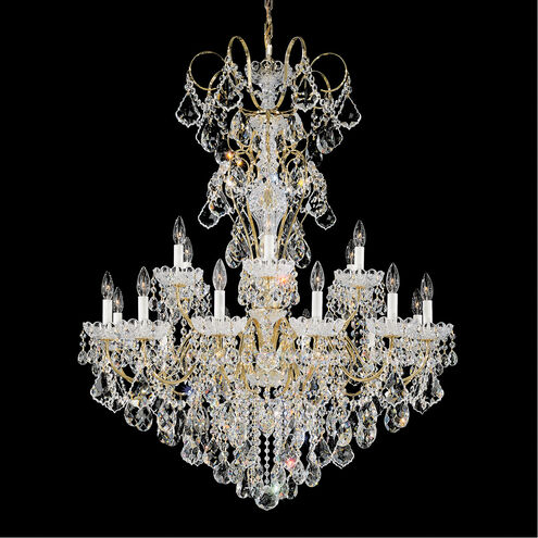 New Orleans 18 Light 36 inch Black Pearl Chandelier Ceiling Light in Heritage