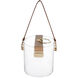 Anita 5.9 X 5.9 inch Clear/Tan Decorative Box