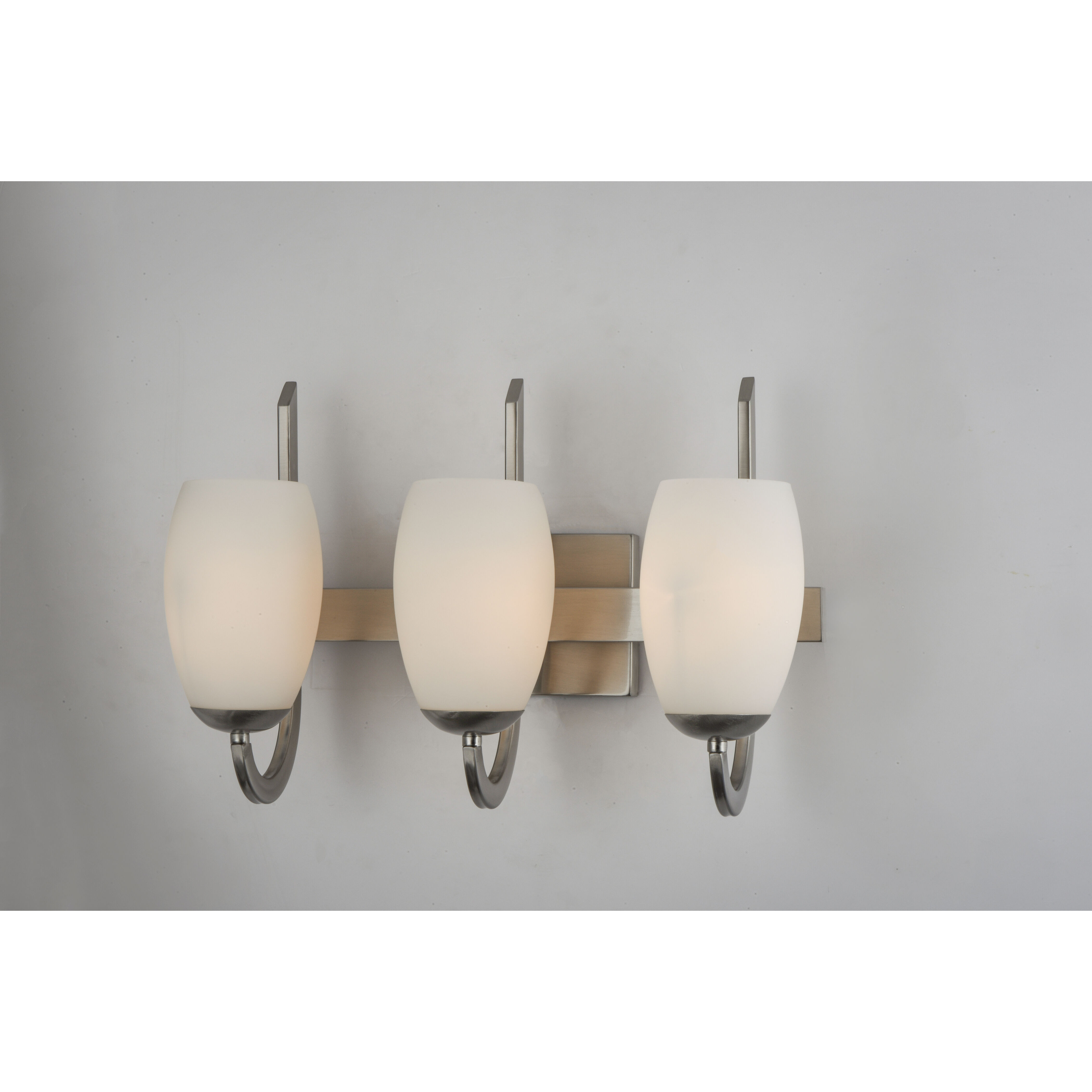 Taylor 3 Light 18 inch Satin Nickel Bath Vanity Wall Light