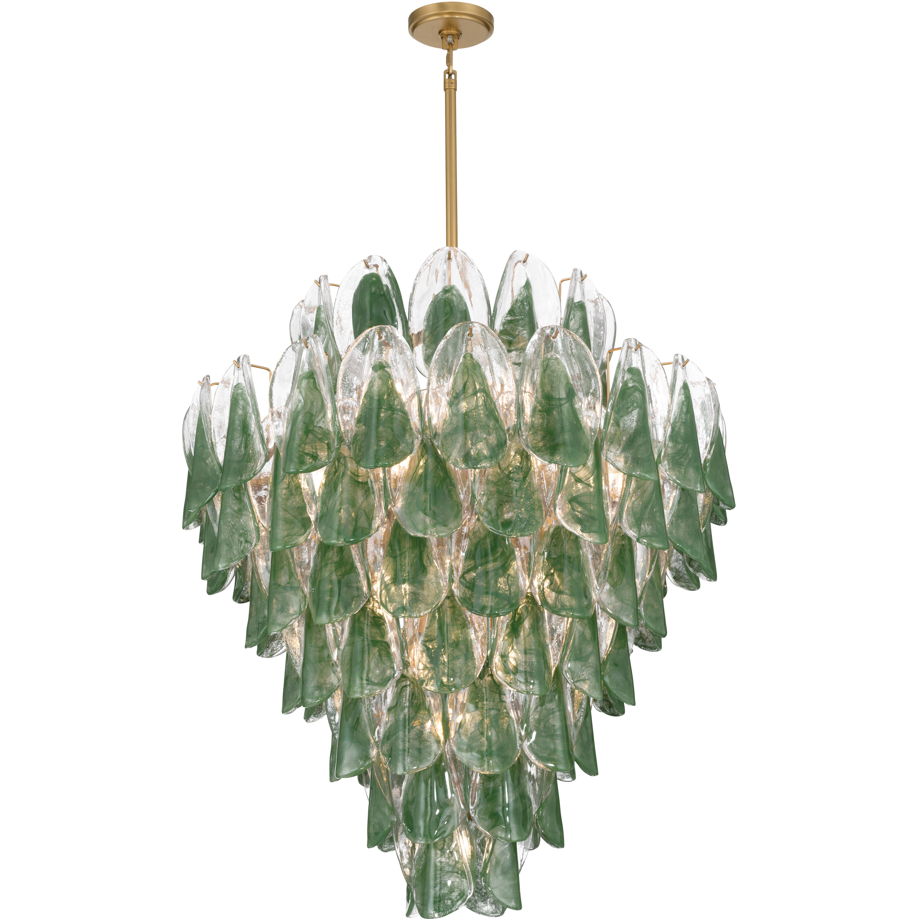 Verla Crest 21 Light 32.5 inch Legacy Brass Pendant Ceiling Light