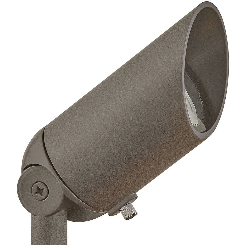 Hardy Island Lumacore 12v 50.00 watt Textured Brown Landscape Spot Light in Textured Black