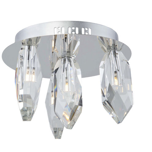 Doccia LED 12 inch Chrome Flush Mount Ceiling Light