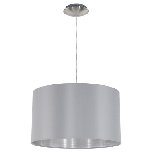 Maserlo 1 Light 15 inch Satin Nickel Pendant Ceiling Light