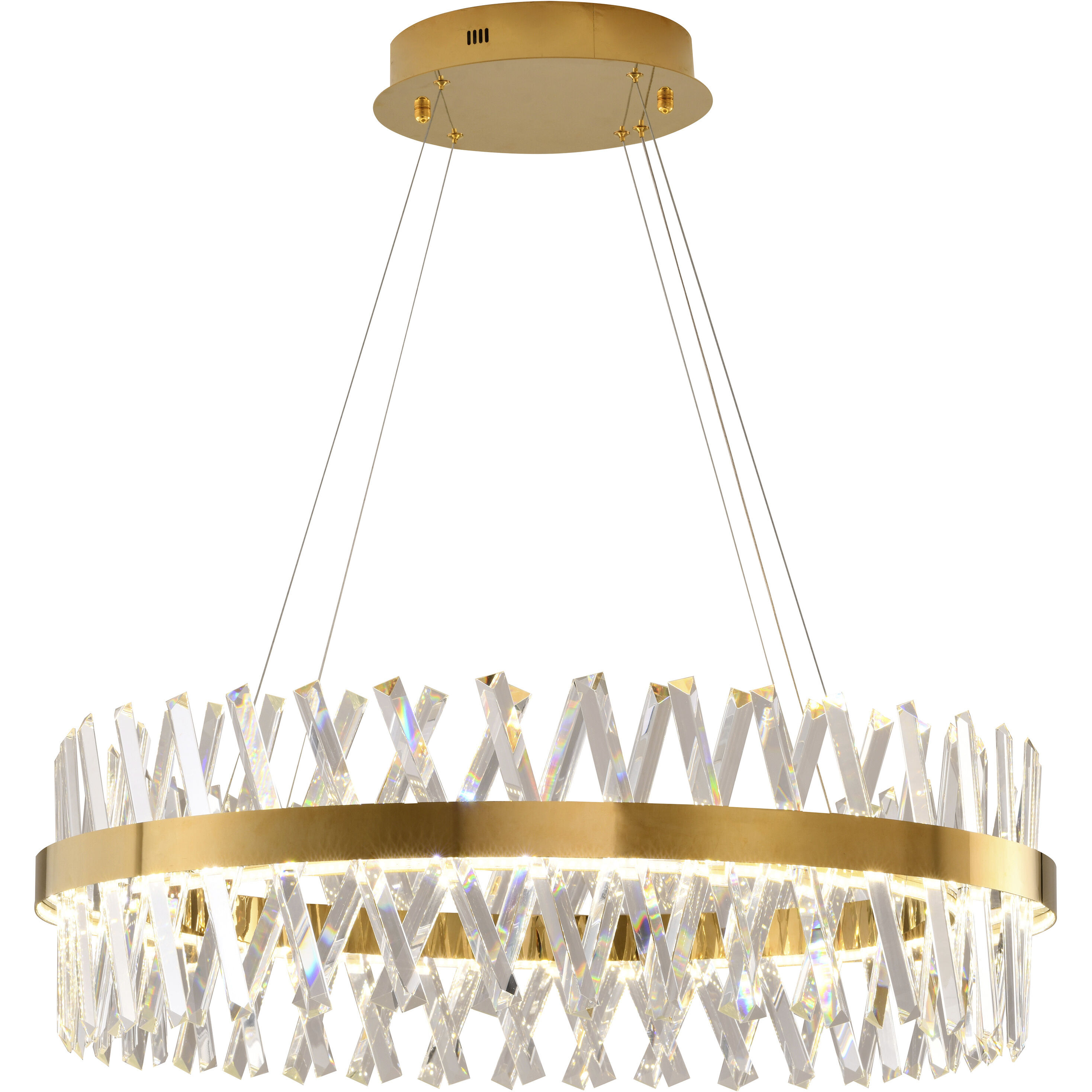 Canada LED 32 inch Gold Chandelier Ceiling Light