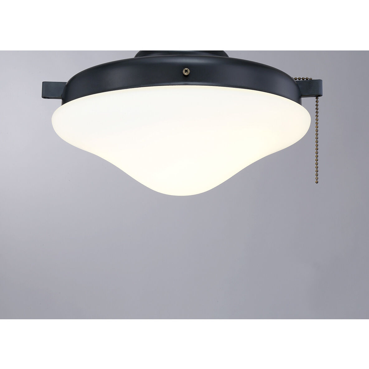 Traditional LED Matte Black Ceiling Fan Light Kit