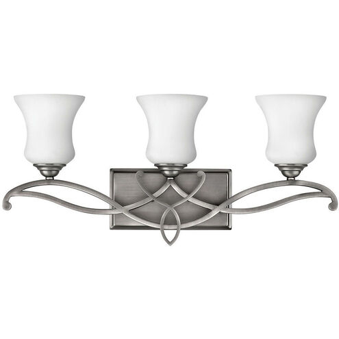 Brooke 3 Light 24 inch Antique Nickel Vanity Light Wall Light