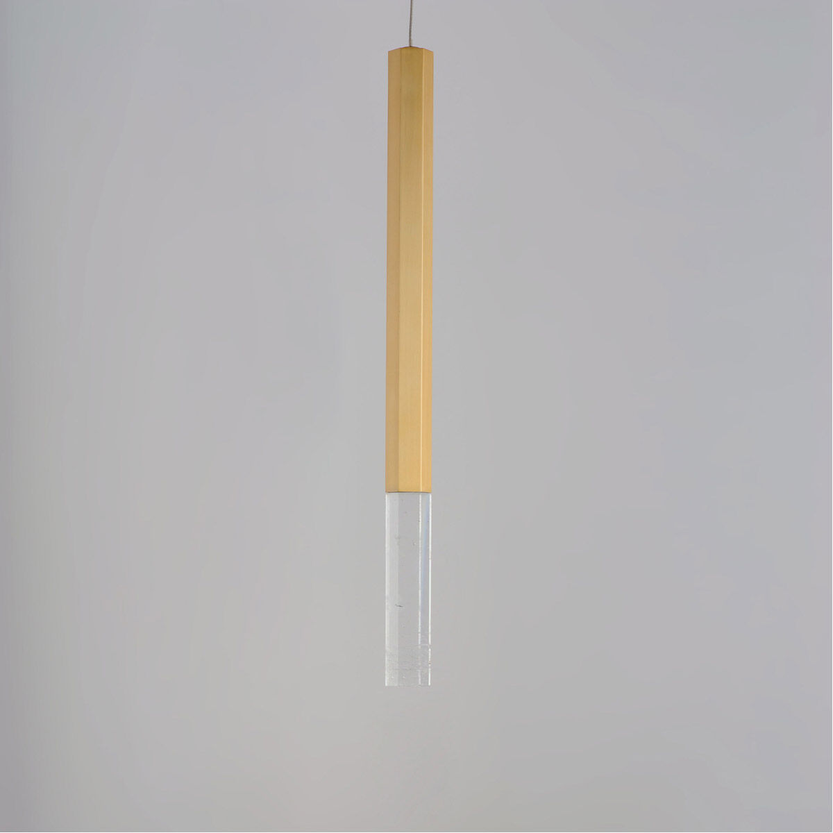 Diaphane LED 1.5 inch Gold Single Pendant Ceiling Light