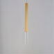 Diaphane LED 1.5 inch Gold Single Pendant Ceiling Light
