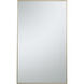 Monet 60 X 36 inch Brass Wall Mirror